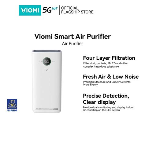 Viomi Smart Air Purifier Pro Uv Shopee Malaysia