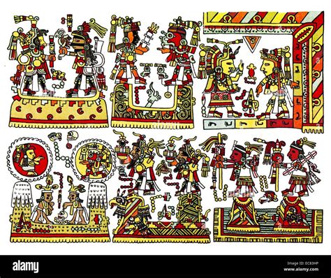 The Codex Zouche Nuttall Is An Accordion Folded Pre Columbian Th