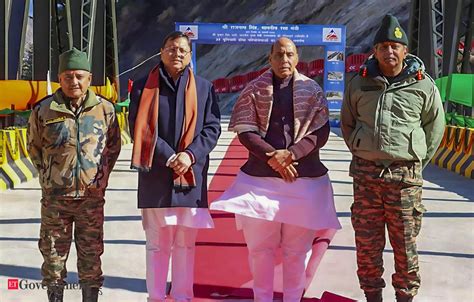 Infra Boost On Borders Rajnath Inaugurates Bridges Roads