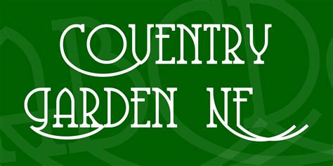 Coventry Garden Nf Font · 1001 Fonts 1001 Fonts 1920s Font Font Graphic