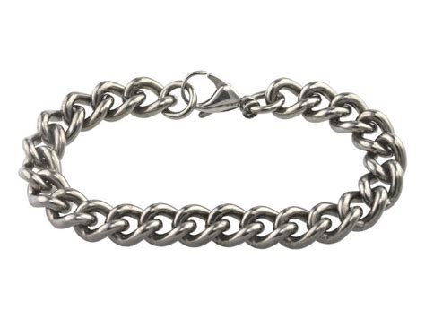 Strong Titanium Chain Bracelet | TouchTitanium.com