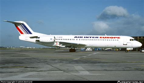 F GPXE Air Inter Europe Fokker 100 F28 Mark 0100 Photo By LEDUC