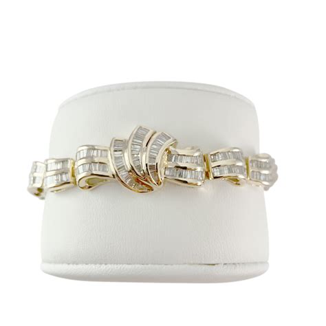 Bracelet D Occasion Or Jaune Diamants Maty