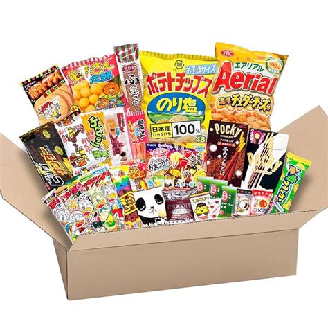 Buy Japanese Valuable Party Snack Box Popular Set Dagashi Japan Aerial