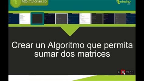 Arreglos Pseudocodigo Suma De Matrices YouTube