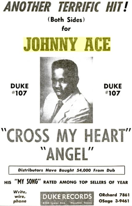 THE JOHNNY ACE WEBPAGE