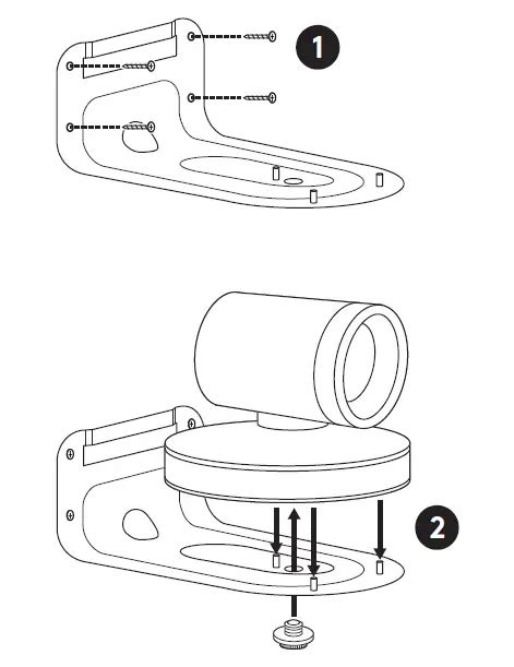 Logitech Rally Mounting Kit Instructions