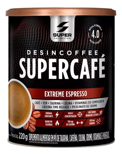 Desincoffee Caf Expresso Pr Treino G Super Nutrition