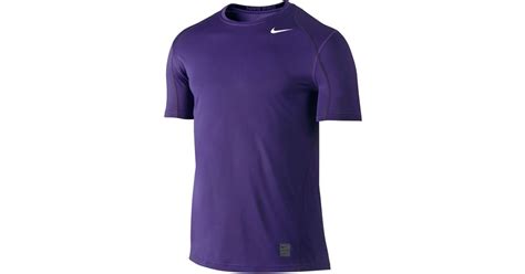 Lyst Nike Mens Pro Cool Fitted Dri Fit Shirt In Purple For Men