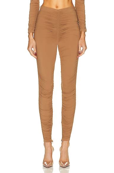 Alexander Wang Ruched Legging In Campfire Fwrd