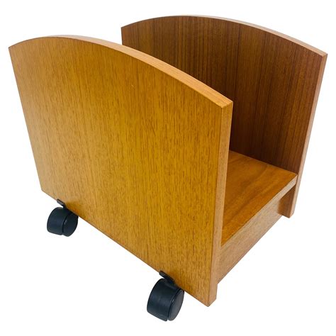 Mid Century Magazine Rack In Teak By Bruksbo Danish Modern For Sale At