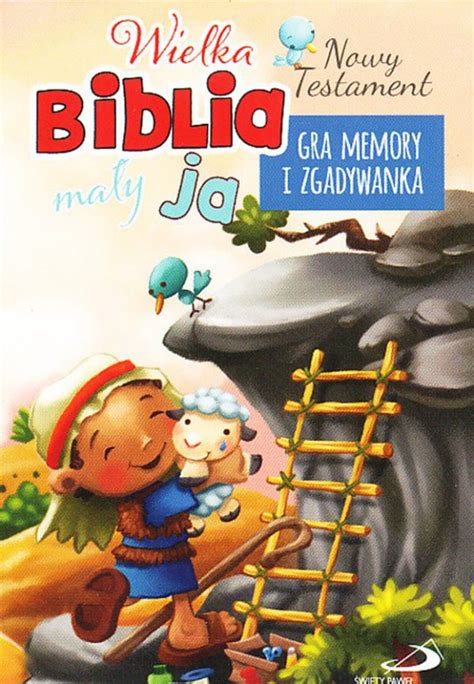 Wielka Biblia mały ja Gra memory i zgadywanka Nowy Testament