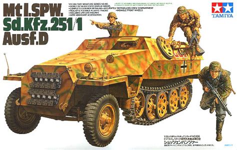 Tamiya German Mtl SPW Sd Kfz 251 1 Ausf D Half Track 1 35 Model Kit