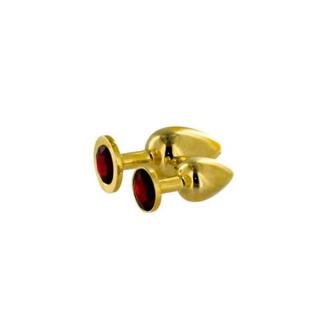 Metal Steel Anal Plug Butt Plugs Gold Color Large BDSM Gear Wholesale