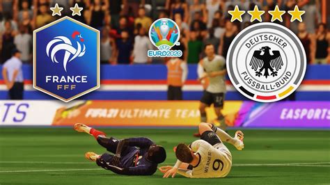 FIFA 21 FRANCE Vs GERMANY UEFA EURO 2020 Gameplay Prediction