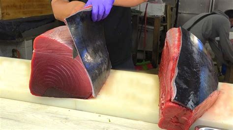 The Most Luxurious Fillet Butchering A 10000 Bluefin Tuna Akami For