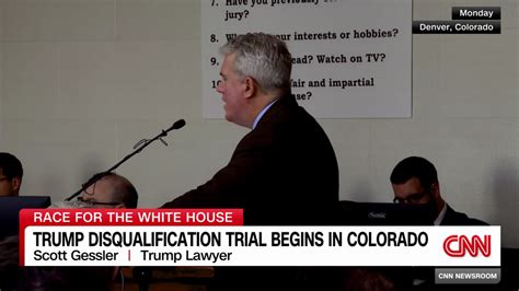 Trump Disqualification Trial Begins In Colorado Cnn Politics