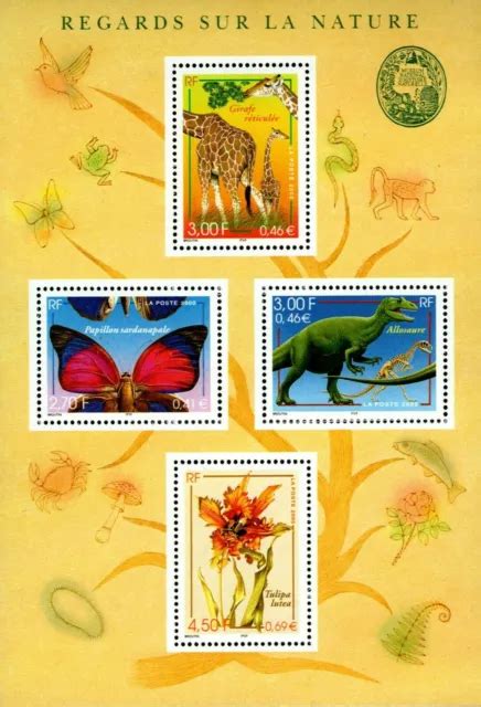 TIMBRES FRANCE 2000 Bloc Feuillet BF31 Neuf Nature De France Faune