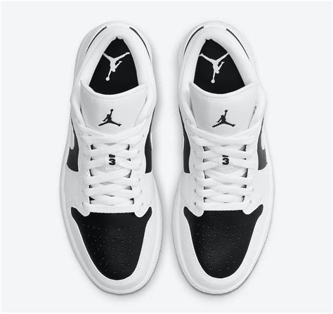 Air Jordan 1 Low Panda White Black DC0774-100 Release Date - SBD