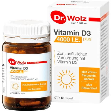 DR WOLZ Vitamin D3 Kapseln 4000 I E Plus Cosmetic Gallery