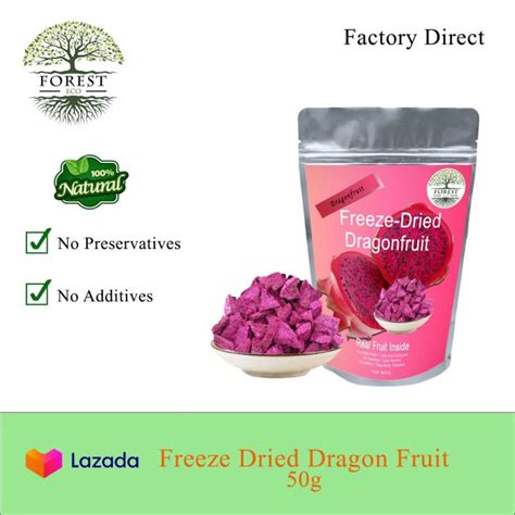 Forest Freeze Dried Dragon Fruit 100g Lazada