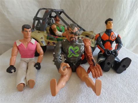 VINTAGE LOT HASBRO INTERNATIONAL ACTION MAN Buggy Desert 4 Action Man