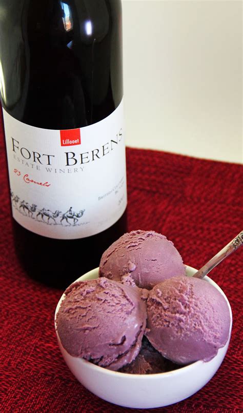 Jo And Sue Red Wine Ice Cream