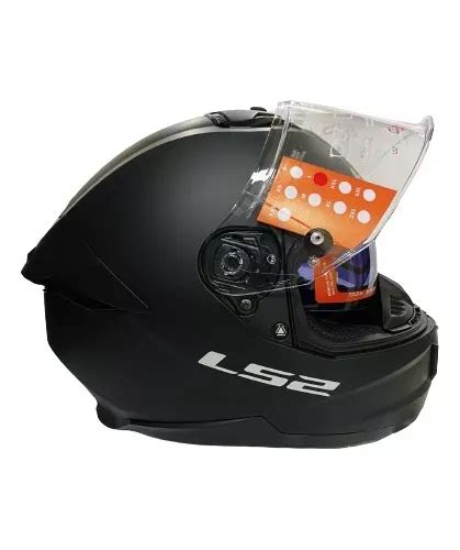 Casco Integral Ls Ff Negro Mate Con Lentes Cuotas Sin Inter S