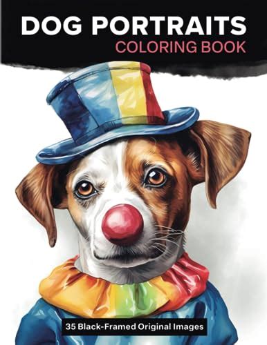 Dog Portraits Coloring Book: Relax and Color 35 Original Designs of ...