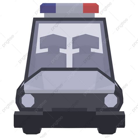 卡通警車前視圖透明 卡通警車 警車透明 車的素材圖案，psd和png圖片免費下載