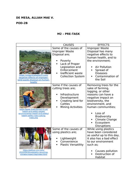 M2 Pre Tasknstp De Mesa Alliah Mae V Pod 2b M2 Pre Task Causes