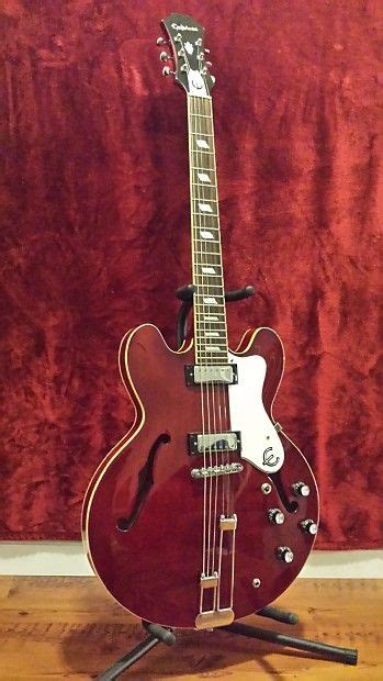 2006 Epiphone Riviera Cherry Peerless Factory Korea Tkl Hsc Reverb