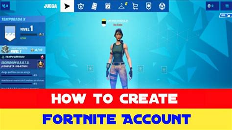 How To Create Fortnite Account 2019 Epic Games Account Youtube