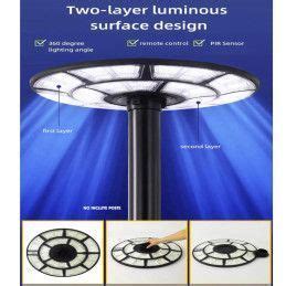 Lampara Farola Solar Circular Ip De W Tipo Ovni