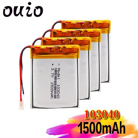 3 7V 1500mAh 103040 Batteria Ricaricabile Ai Polimeri Di Litio LiPo Per