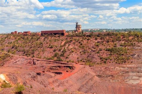 Premium Photo View Of Huge Iron Ore Quarry In Kryvyi Rih Ukraine Open