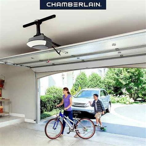 Chamberlain B4613T 3 4 HP LED Smart Quiet Belt Drive Garage Door Opener