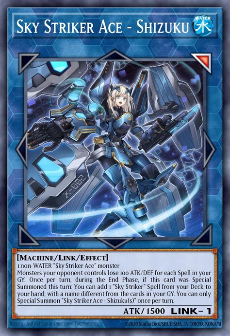 Sky Striker Ace Shizuku Yu Gi Oh Card Database Ygoprodeck