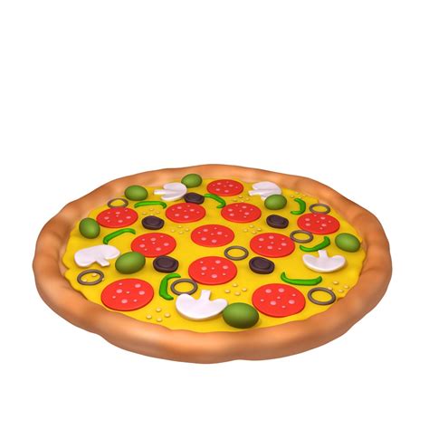 Pizza 3D Model - TurboSquid 1710306