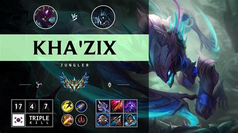 Kha Zix Jungle Vs Karthus Kr Challenger Patch Youtube