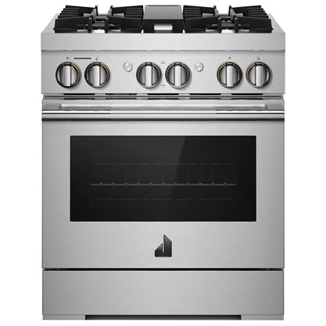 Jenn Air Rise 30 Dual Fuel Professional Range In Stainless Steel Nebraska Furniture Mart