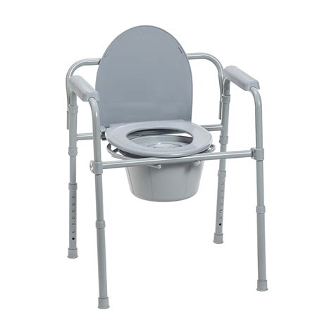 Buy Drive Medical Folding Steel Bedside Commode Chair Portable