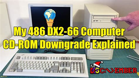 Revisting My Intel 486 Dx2 66 Ms Dos Computer Doscember 2023 Youtube