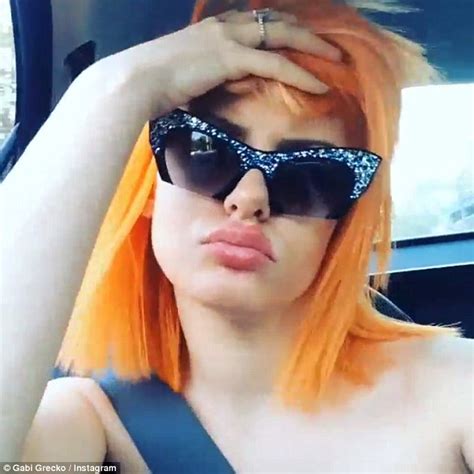 Gabi Grecko Dons Blue Figure Hugging Dress Before Deciding To Be A