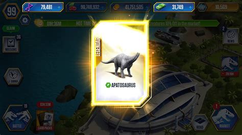 Jurassic World The Game Jw Solid Gold Pack Youtube