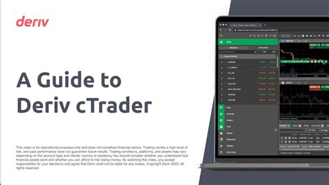 A Guide To Deriv Ctrader Youtube