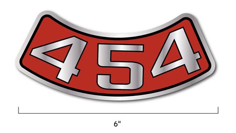 air cleaner engine motor decal sticker  chevrolet classic gm