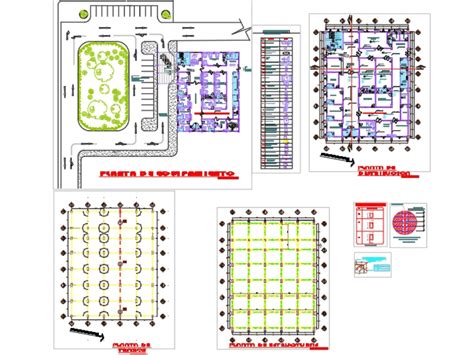 Emergencia Hospital Tipo Iii En Autocad Cad Mb Bibliocad