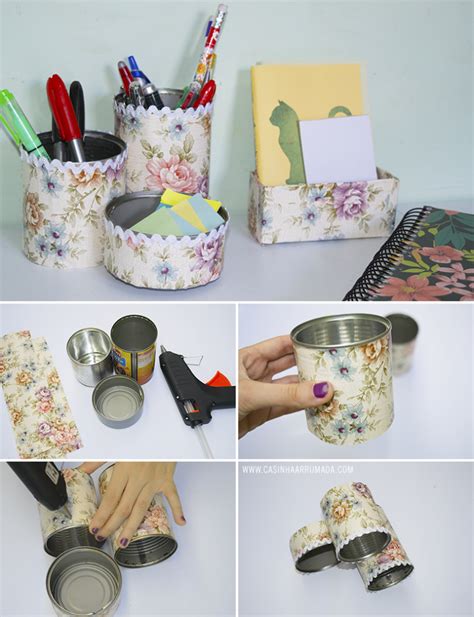 Diy Organizadores Para Casa Feitos Materiais Reciclados Ideias