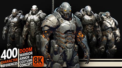 ArtStation - 400 Doom Warrior Armor & Costume Concept - Character References | 8K Res | Artworks